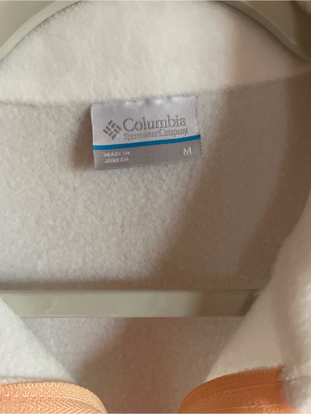 Columbia White Zip Up jacket - Picture 3 of 5
